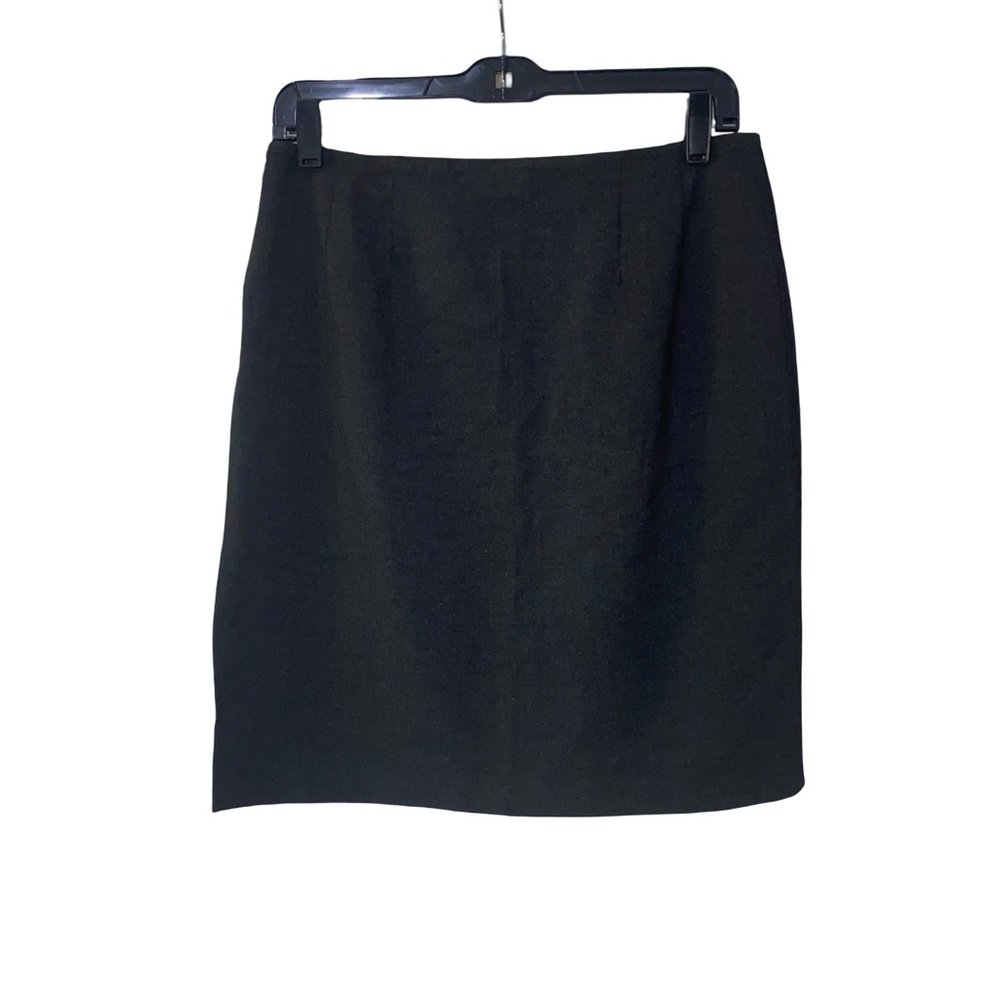 Lord &‎ Taylor Elegant Black Pencil Skirt